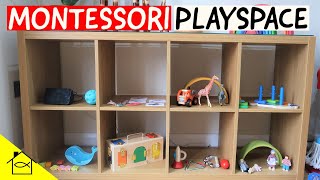 MONTESSORI PLAYSPACE TOUR | Ideas for a 2 Year Old Montessori Playroom