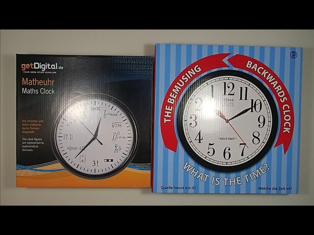 Vídeo relacionado con GOODS+GADGETS Reloj de Pared con Marcha atrás - Reloj de Frisia Oriental con Marcha atrás (Reverse Running Clock)