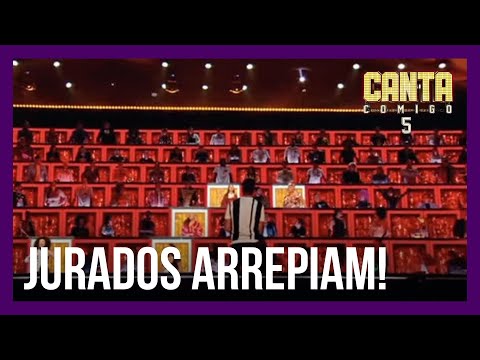 De arrepiar! Jurados interpretam “Força Estranha” no palco do Canta Comigo 5