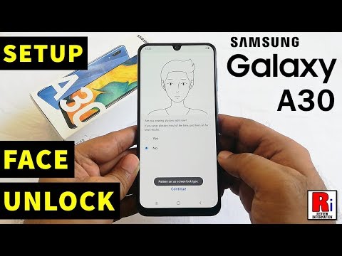 How To Setup Face Unlock On Samsung Galaxy A30