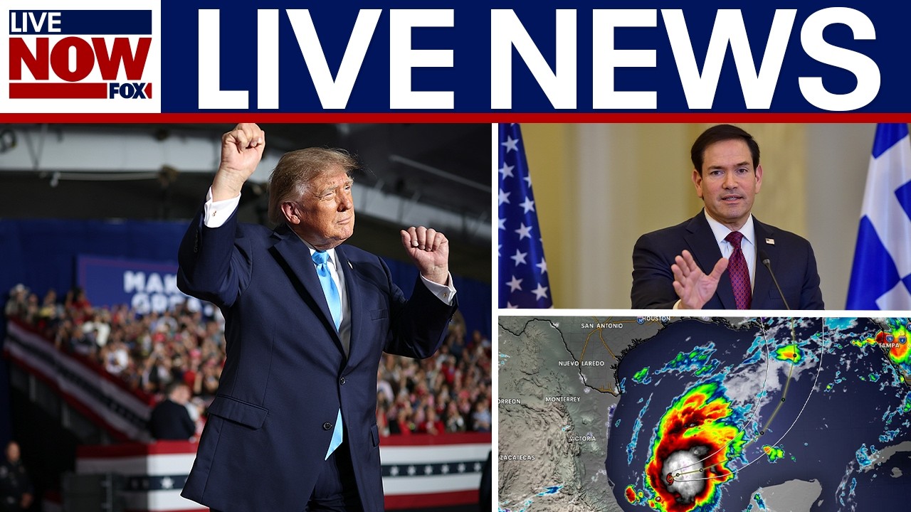 LIVE: Trump rallies in San Antonio, Rubio NATO tour, Tracking Isaias, US-Iran war, France protests