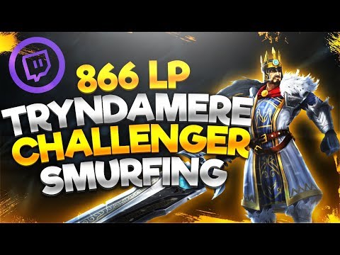 866LP TRYNDAMERE SMURFING IN GOLD/PLAT ELO | KDA 21/0/3 | TRYNDAMERE vs NASUS