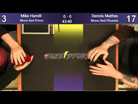 Mike Hamill (Red Prison) vs Dennis Mathes (Mono Red Phoenix) - Sunday Night Modern 4/14/19