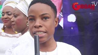 See The Cute Son of Saheed Balogun As He Talks About His Father &amp;fathia balogun On The 50th Birthday