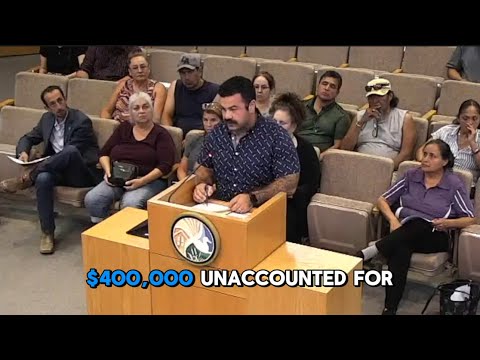 Council Meeting 2 - Missing Funds