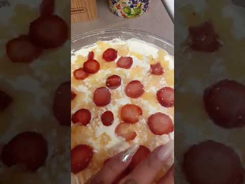 punch bowl cake!!! #satisfying #baking #cake