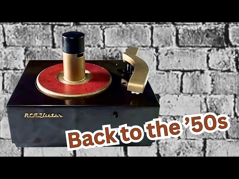 Playing 7" Records on the RCA Victor 45-J