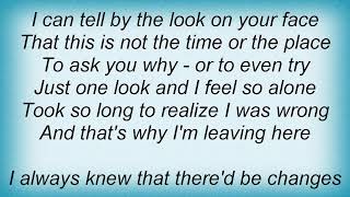 Tanita Tikaram - That&#39;s Why I&#39;m Leaving Here Lyrics