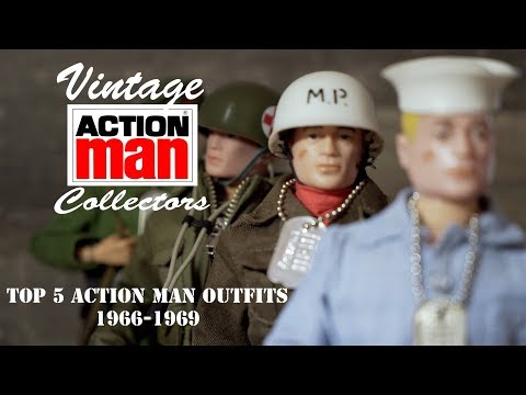 Vintage Action Man The TOP 5 Painted Head Outfits