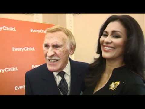 Sir Bruce and Lady Forsyth receive their 10 for 10 award.