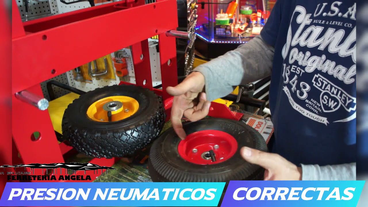 como MONTAR una RUEDA de CARRETILLA, carreta de trasportista inpinchable o con AIRE