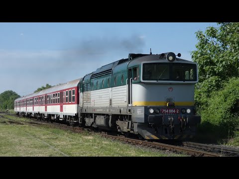 ZSSK 754.084 v čele Os 4369│Podunajské Biskupice (1.6.2023)