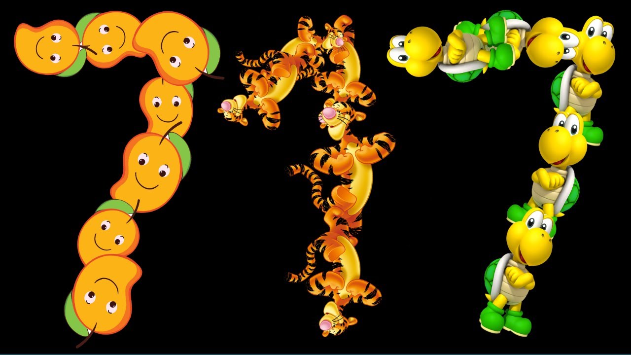 Beautiful Numbers 1 to 1000 in 100 Fonts