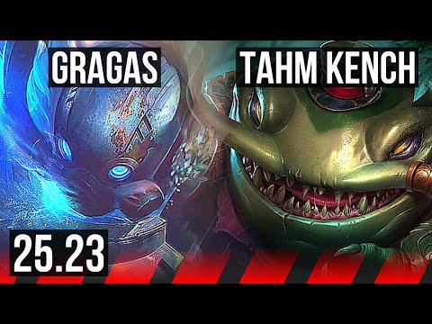 GRAGAS vs TAHM KENCH (TOP) | KR Master | 25.23