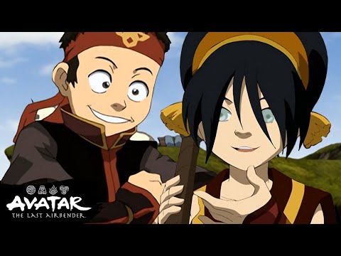 Aang and Toph Being a Comedic Duo for 16 Minutes Straight 😂 | Avatar: The Last Airbender