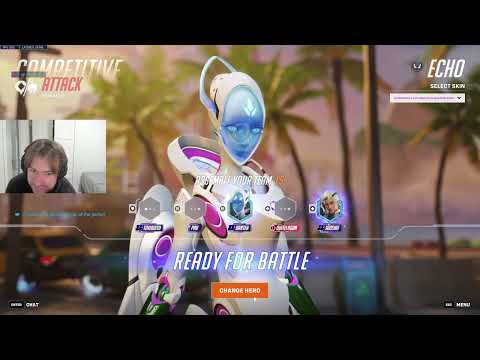 18K DMG! POTG! DANTEH ECHO GAMEPLAY OVERWATCH 2 SEASON 16 TOP 500