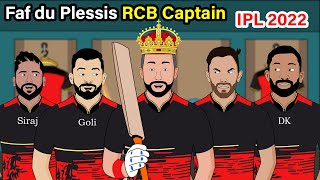 Faf du plessis RCB Captain | IPL 2022