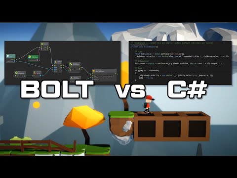 Unity Bolt vs C# Scrips - complete tutorial - which one is for you?