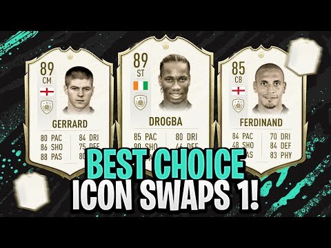 THE BEST CHOICE IN ICON SWAPS 1! FIFA 20 ULTIMATE TEAM!