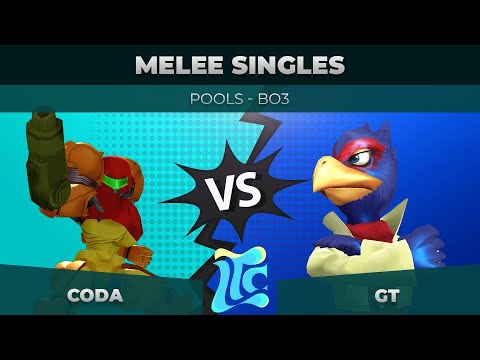 Coda vs GT - Melee Singles: Pools - Low Tide City | Samus vs Falco