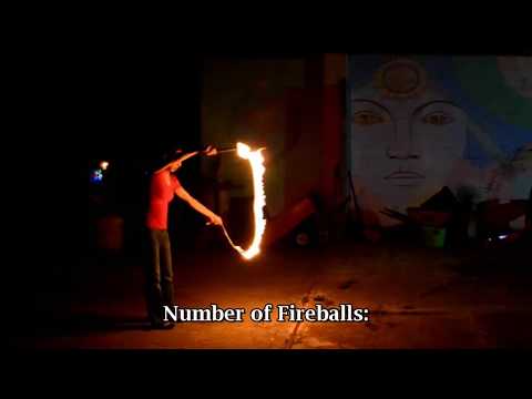 Fire Whip - 11 Fireballs on a Single Fuel Dip