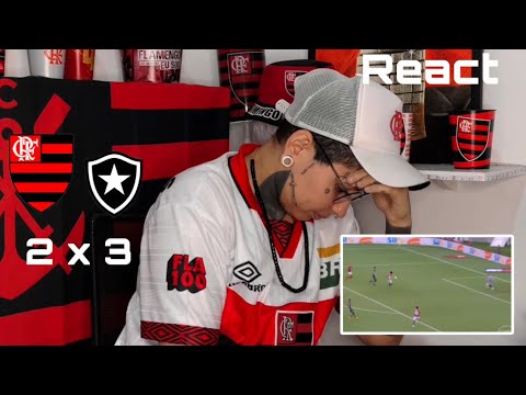 REACT FLAMENGO 2 x 3 BOTAFOGO | 3 RODADA DO BRASILEIRÃO | SHOW DE GOLS PERDIDOS