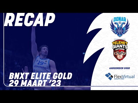 FlexVirtual Recap | Donar vs Antwerp Giants 29-03-2023