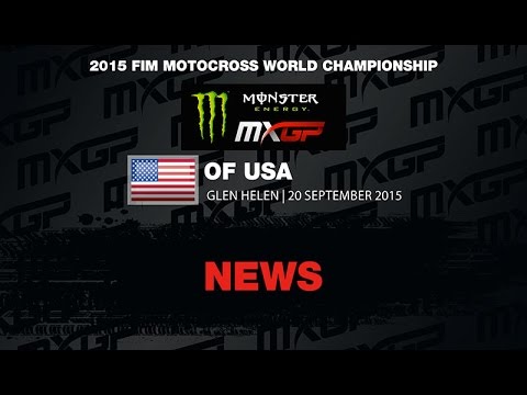 Monster Energy MXGP of the USA news highlights 2015