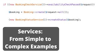 Laravel Services and Repositories: 3 Example Projects