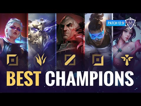 BEST Champions for EVERY Role in Patch 12.9 League of Legends.