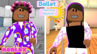 Bloxburg Ballet School Morning Routine! Her first day Back to Ballet School!