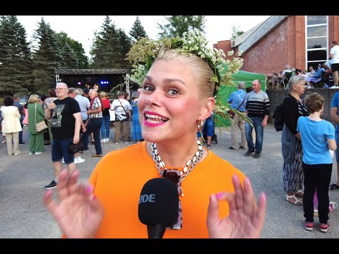 Nemunaičio Joninės-2023 Alytaus rajonas. Renata ir Deivis Norvilai