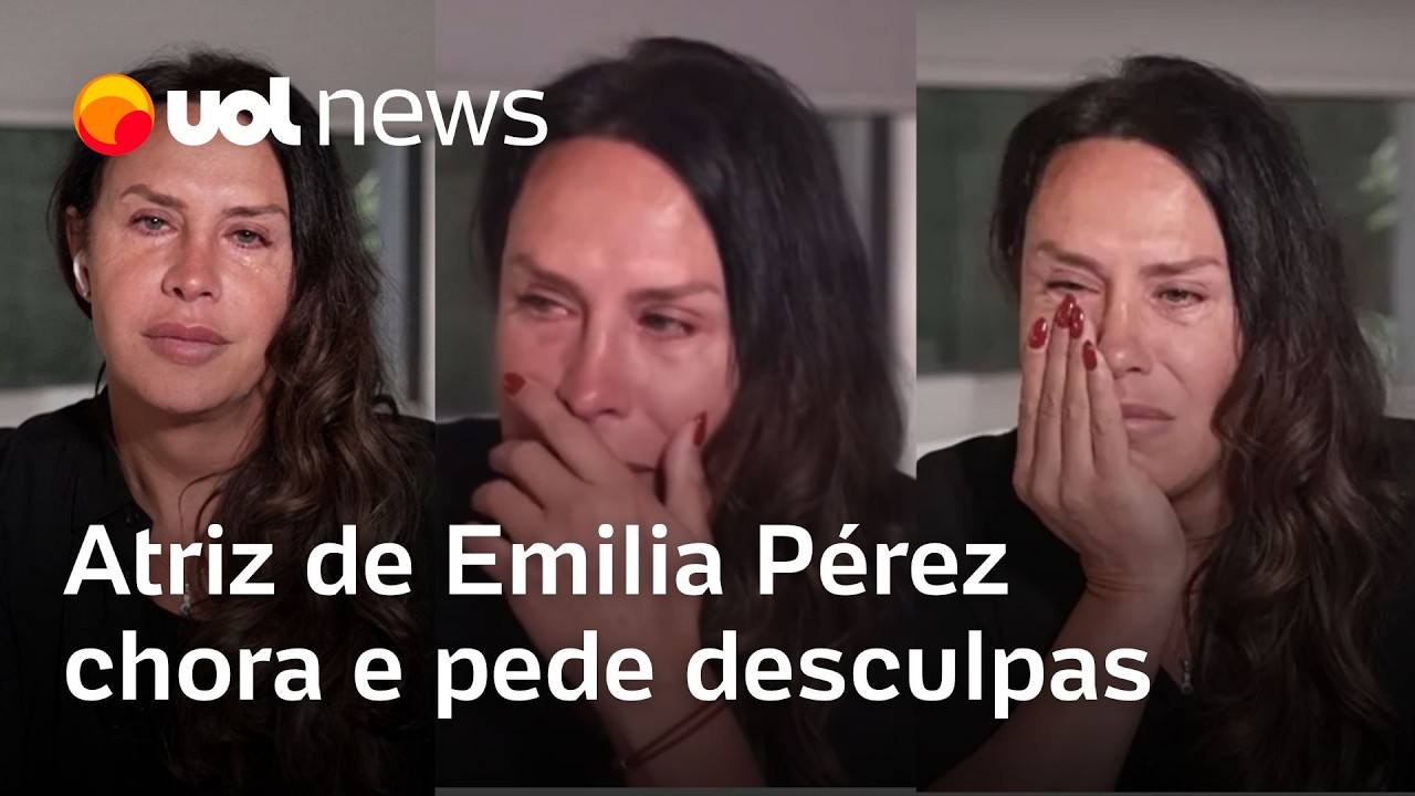 Karla Sofía Gascón, atriz de Emilia Pérez, chora e pede desculpas após polêmica com posts antigos