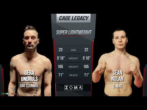 Gera Undruls vs Sean Nolan - Cage Legacy 14