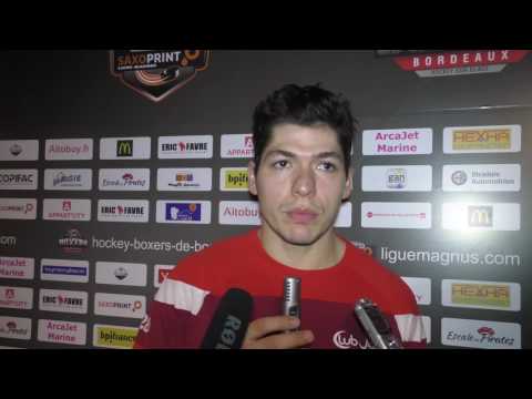 Résumé & Réactions d'après-match : Bordeaux-Amiens [Saxoprint Ligue Magnus J23 - 29/11/2016]