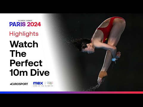 PERFECT TENS! Amazing start to 10m Diving for China 👏 | #Paris2024 #Olympics