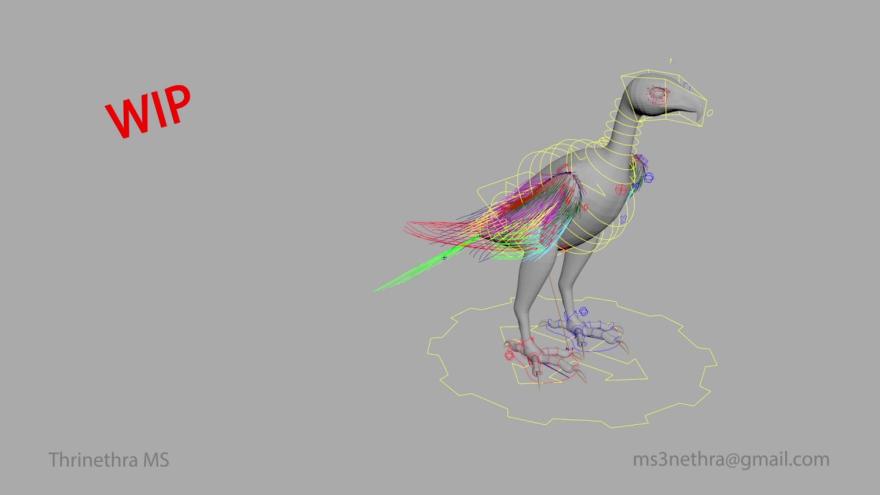 Eagle Rig | Wing | Case Study | Maya