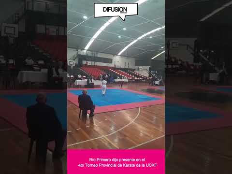Río Primero dijo presente en el 4to Torneo Provincial de Karate de la UCKF