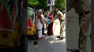 Covid 19 - Dirstributed dry ration to the needy at Saidabad, Hyderabad