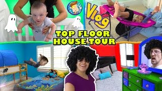 HOUSE TOUR 1.0: The Top Floor w/ Lexi, Shawn, Chase, Mom & Dad Rooms (FUNnel Vision Vlog)