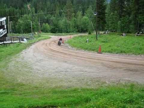 Nostalgia hillclimb hammarstrand 2011 Honda cbx