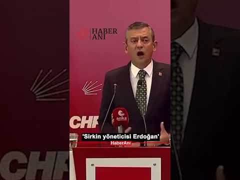 Özgür Özel'den Beşiktaş tepkisi: Sanki burası bir sirk. Sirkin yöneticisi de Erdoğan