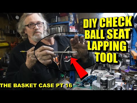 HOW TO MAKE YOUR OWN CHECK BALL SEAT REFINISHING TOOL /   FIX THAT LEAK FOR GOOD