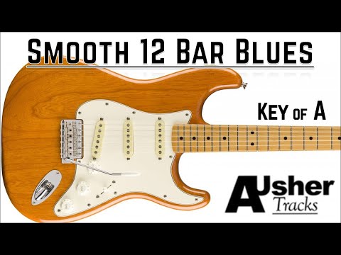 Smooth 12 Bar Blues in A | Guitar Backing Track