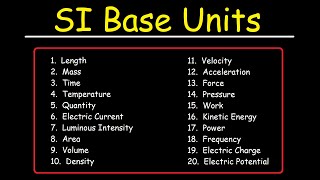 Download lagu SI Base Units and Derived Units - Physics and Chemistry mp3 Download lagu SI Base Units and Derived Units - Physics and Chemistry mp3