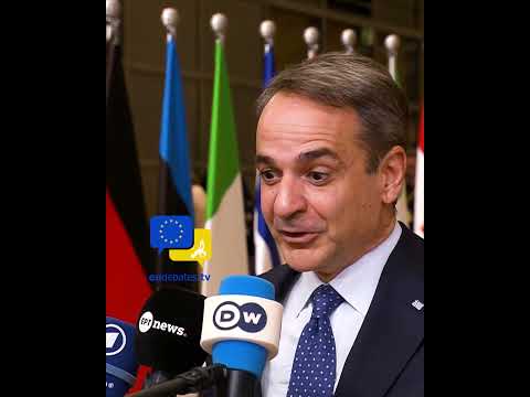 Video Thumbnail: United, Firm but Constructive: Mitsotakis Urges De-Escalation and a Transatlantic Compromise | #EUCO