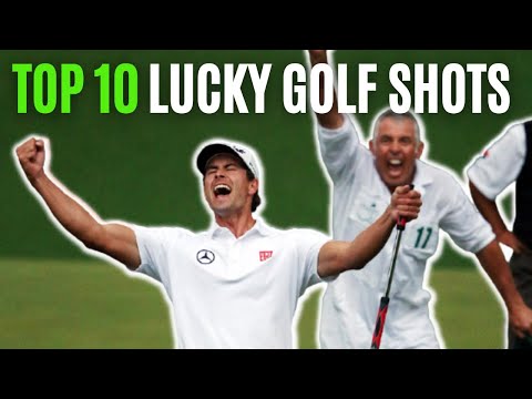 Top 10 Lucky Golf Shots All Time | 1 in a Million | 24GOLF