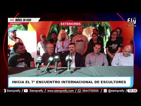 🔴𝗠𝗢́𝗩𝗜𝗟 𝗘𝗡 𝗩𝗜𝗩𝗢┃Inicia el 7º Encuentro Internacional de Escultores