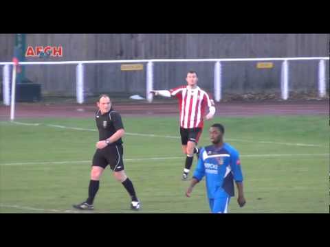 AFC Hornchurch 2 Aveley 1 (17 Dec 11) - Tuohy goal