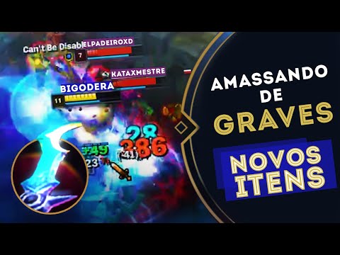 MELHOR JG DO PATCH 10.25 NOVOS ITENS COMO JOGAR DE GRAVES NA PRESEASON! - ECLIPSE E COLETORA